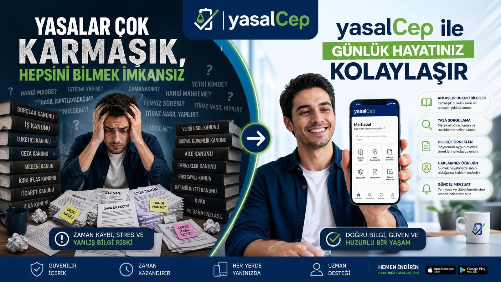 YasalCep ile karmaşık yasal süreçler kolaylaşır